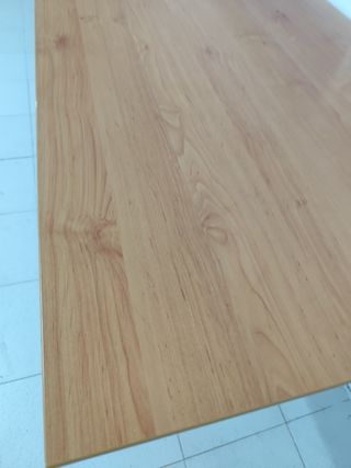 Mesas madera y metal - 8 unid.