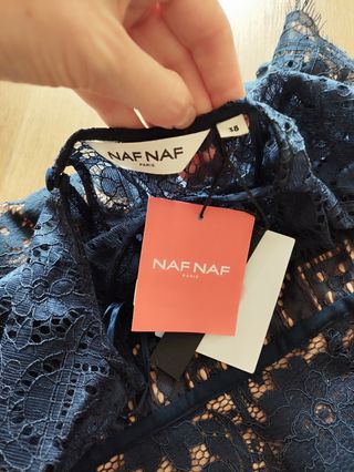 Vestido azul Naf Naf
