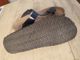 Sandalias / cholas azul marino brillante 38