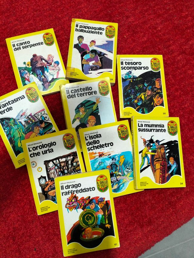 Libri gialli Hitchcock anni 70