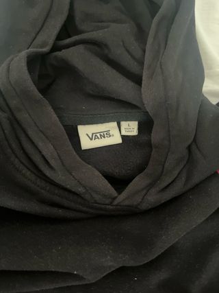 Sudadera Vans Negra - Talla L de niño 