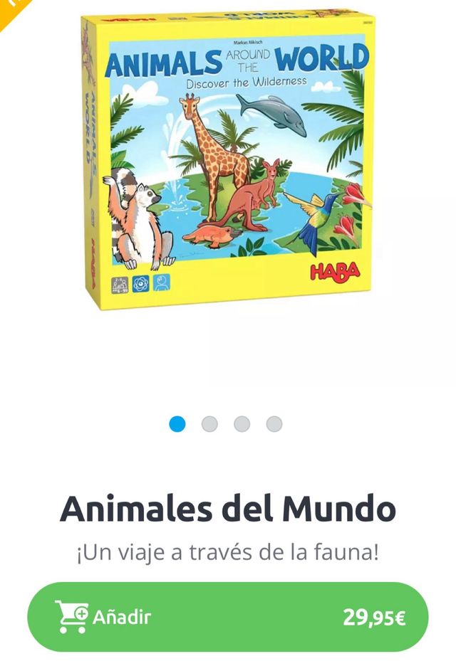 Juego de Mesa “Animales del Mundo” de HABA