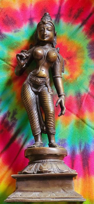 Statua Bronzo Dea Indiana