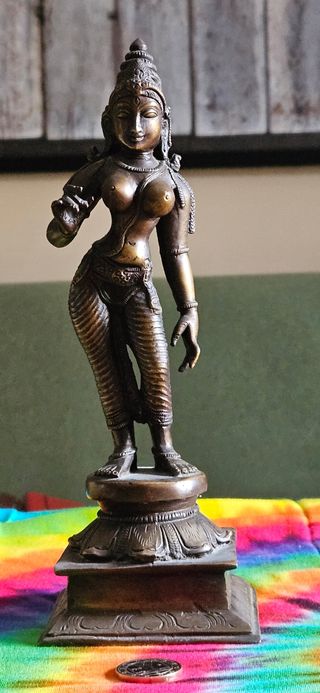 Statua Bronzo Dea Indiana