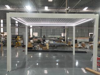 Pérgola metálica a medida