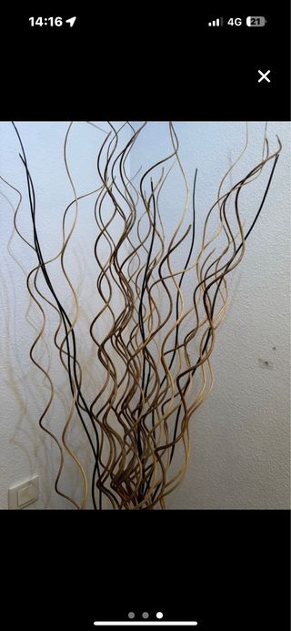 Jarrón decorativo grande - marrón beige