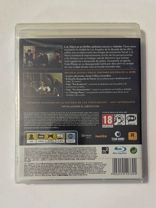 LA Noire Edición Completa PS3 PAL ESP PRECINTADO.