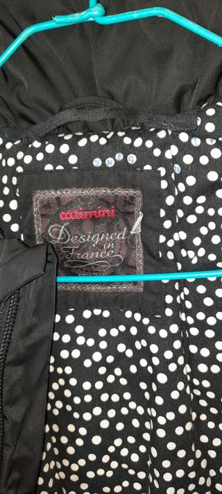 Anorak negro niña catimini