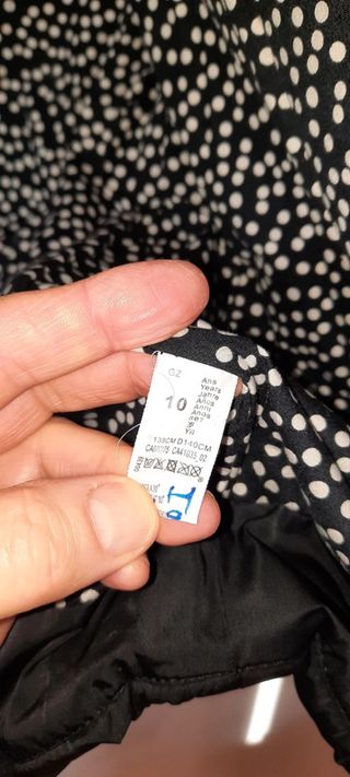 Anorak negro niña catimini