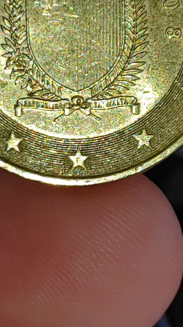 Moneta Malta 0,50€ difetto di conio sulla data
