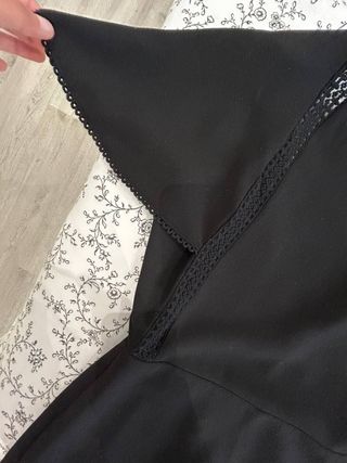 Vestido/mono negro corto