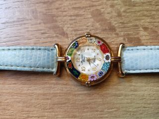 Reloj de Murano bañado en oro 18 kilates. Venecia