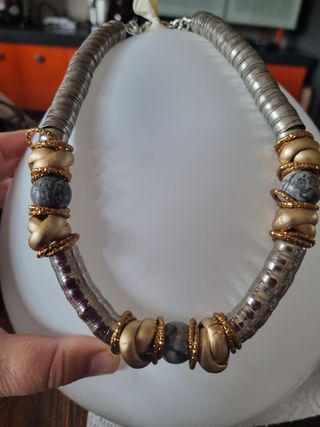 Collana DIM argento e dorato
