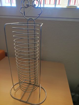 Soporte CDs Metalico Decorativo