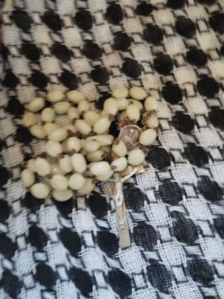 Rosario antiguo de ágata