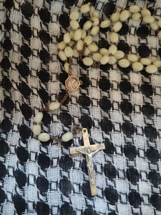 Rosario antiguo de ágata