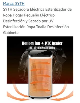 Secadora UV SYTH - Esterilizador