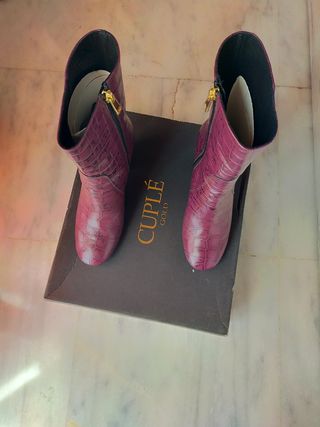 Botines Cuplé Gold -talla 39
