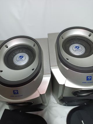 Pareja de Altavoces Philips 40W - Gris Plata