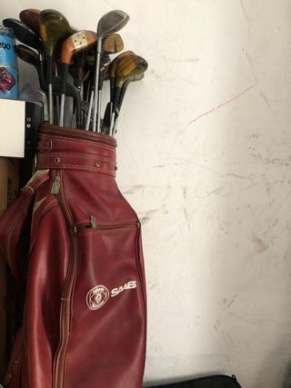 Juego palos golf vintage