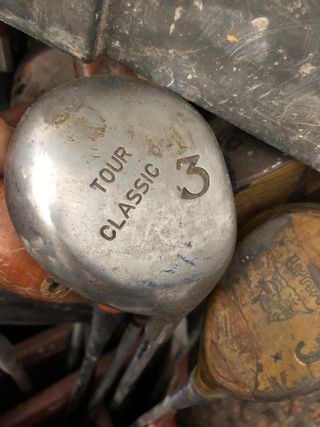 Juego palos golf vintage