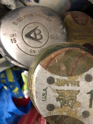 Juego palos golf vintage