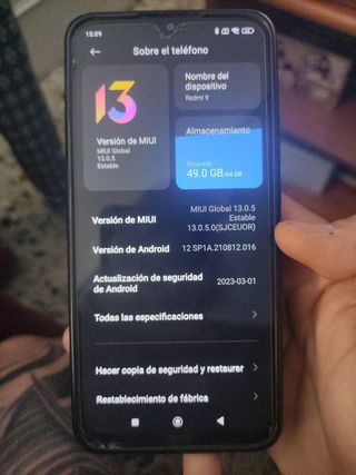 Xiaomi Redmi 9 - Smartphone Azul