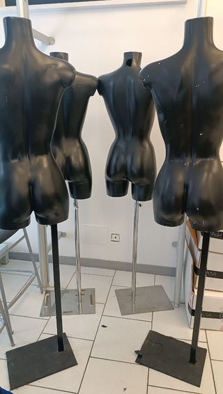 4 Manichini Mezzo Busto - Espositori