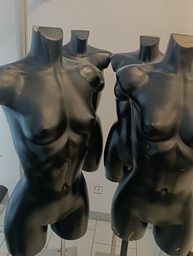 4 Manichini Mezzo Busto - Espositori