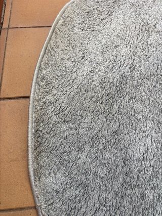 2 Alfombras redondas gris Ikea