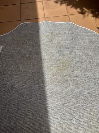 2 Alfombras redondas gris Ikea