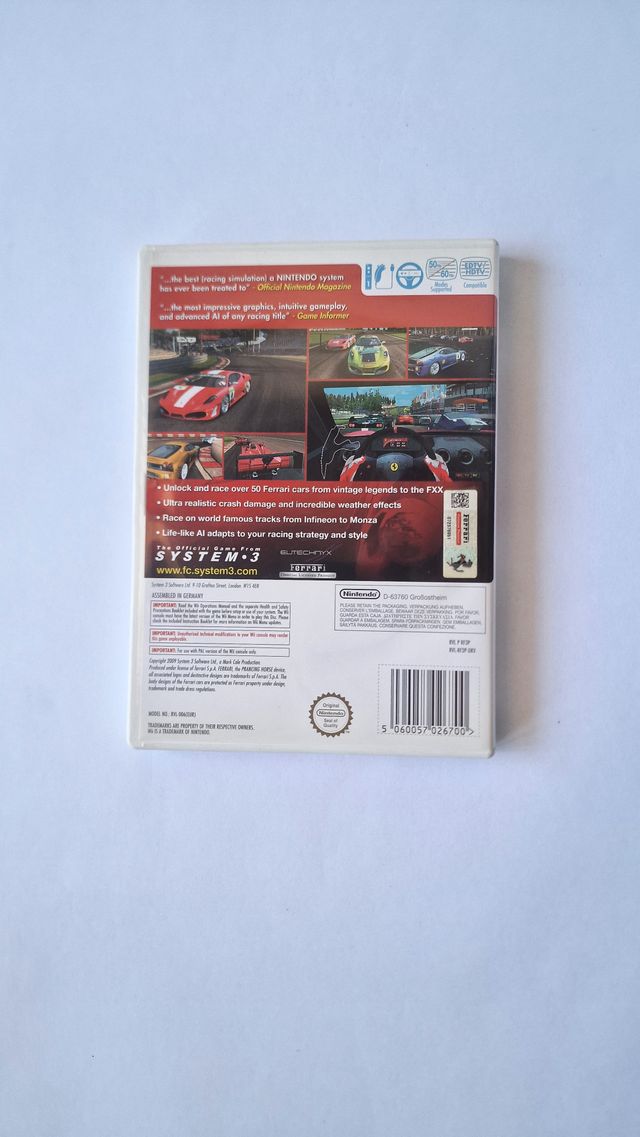 Wii Ferrari Challenge Trofeo Pirelli-Deluxe