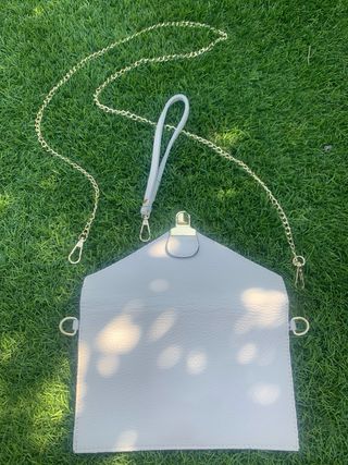 Bolso bandolera beige