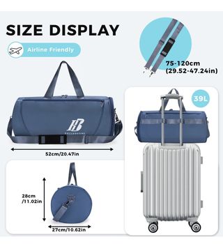 Bolsa deporte BALLADHOME - Azul 39L