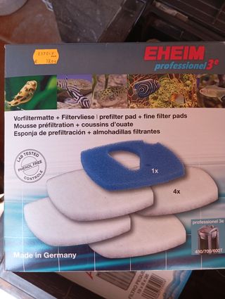 Eheim Prof 3e: Esponjas Filtro Acuario