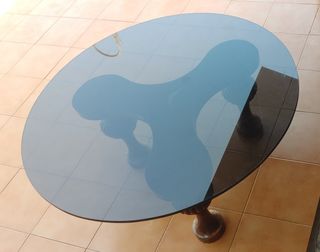 Cristal redondo de 90 cm semioscuro