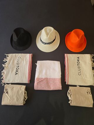 Pack Playa: Toallas+Sombrero+Bolso