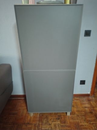 Conjunto Muebles TV + armario vesta Ikea marrón-gr