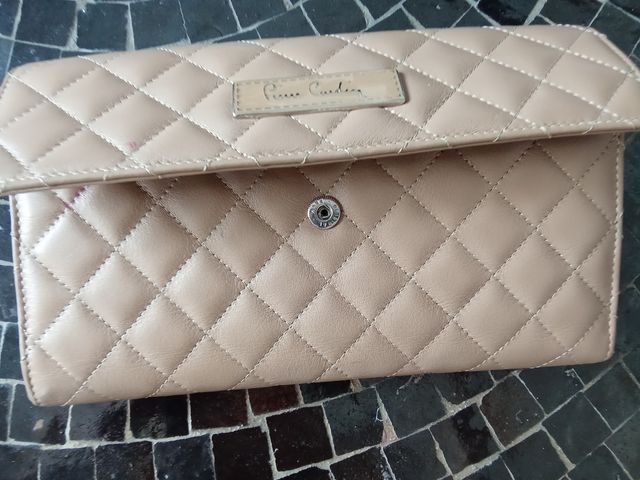Billetera Pierre Cardin beige