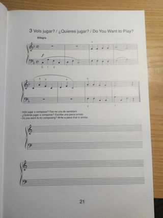 El Petit Pianista 2 - Partituras Piano