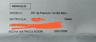 Peugeot 207 2008