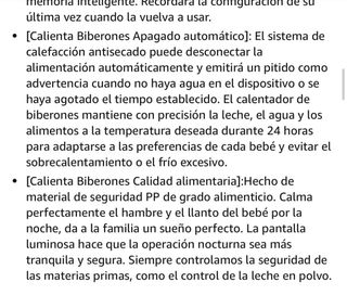 Calentador & Esterilizador Biberones GROWNSI