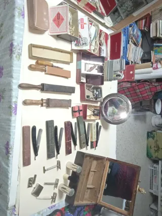 Afeitadoras antiguas + cuchillas