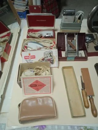 Afeitadoras antiguas + cuchillas