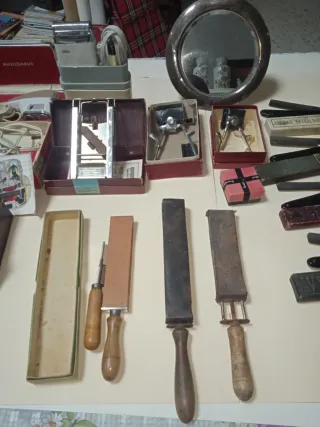 Afeitadoras antiguas + cuchillas