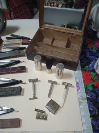 Afeitadoras antiguas + cuchillas