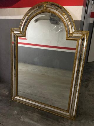 Espejo dorado grande estilo vintage