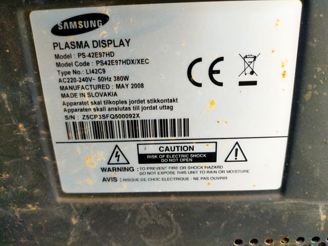 Despiece TV o
 para reparar