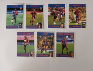 Cromos Panini F.C. Barcelona 97-98
