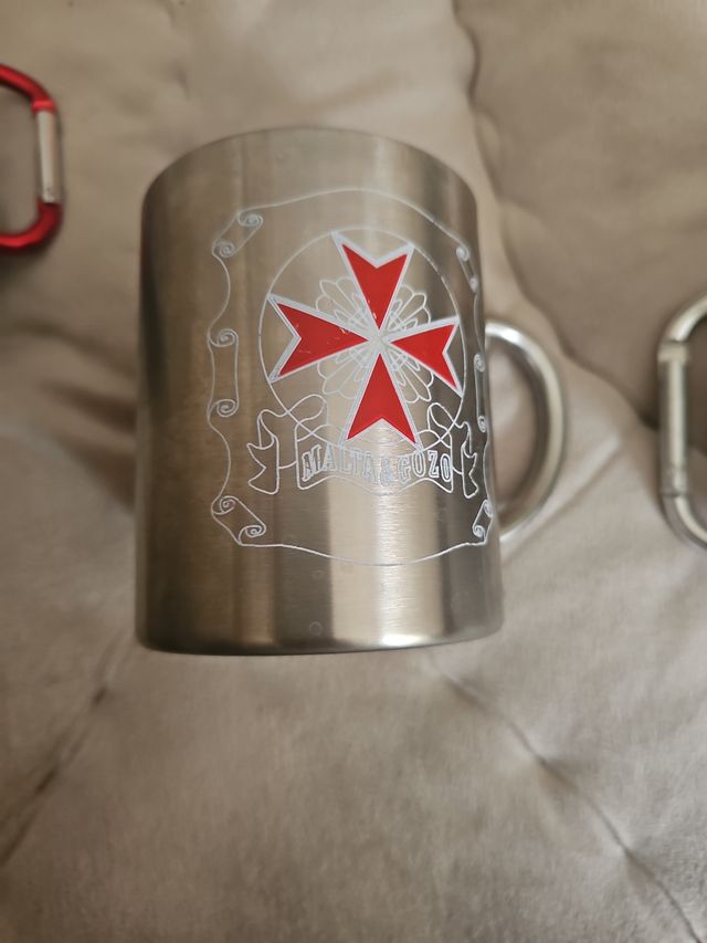 3 Tazas Acero inoxidable Super Bock & Águila